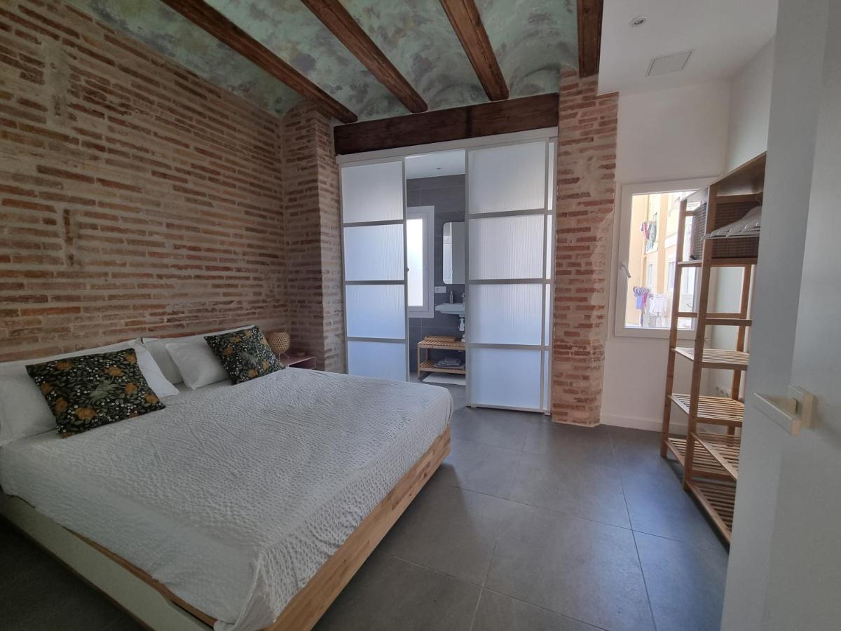 Centrica Y Encantadora Vivienda. Valencia Eksteriør billede
