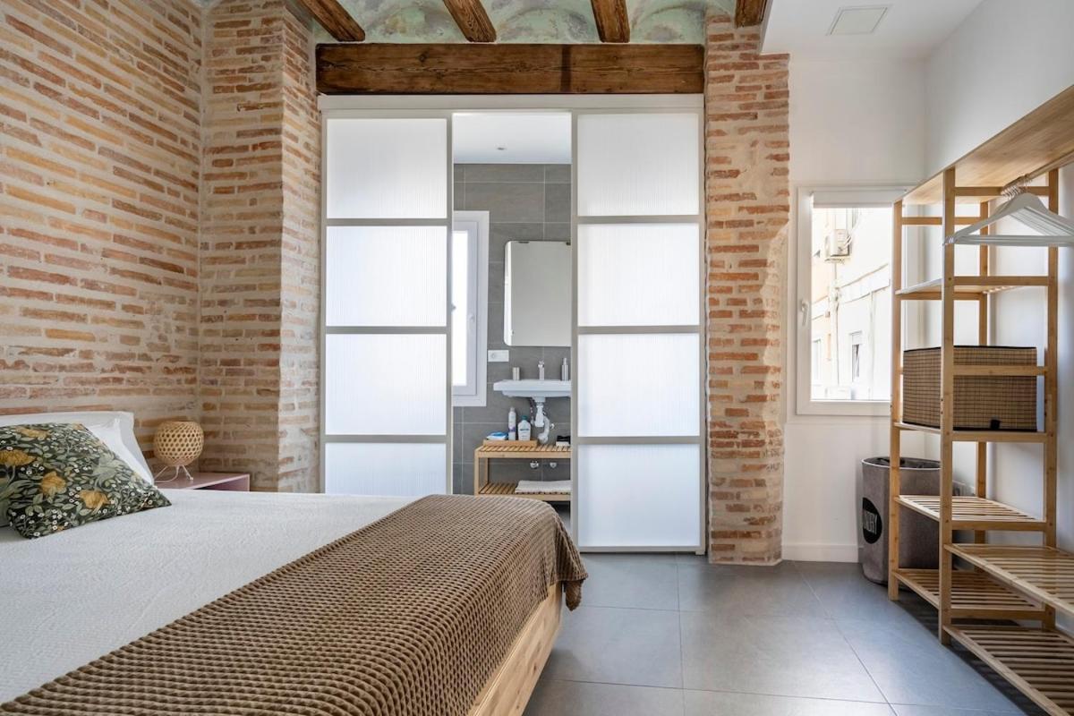 Centrica Y Encantadora Vivienda. Valencia Eksteriør billede